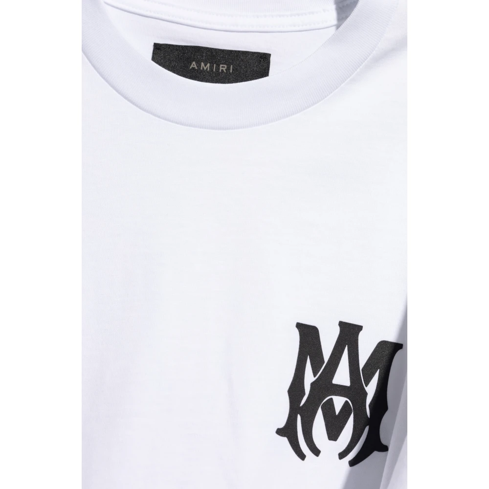 Amiri Bedrukt T-shirt White Heren