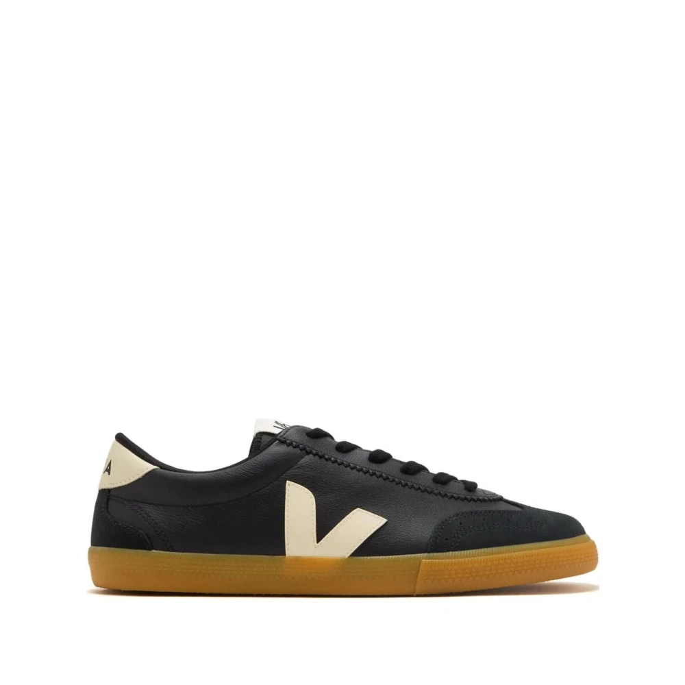 Veja Volley O.t. Leather Sneakers Heren Schoenen Zwart