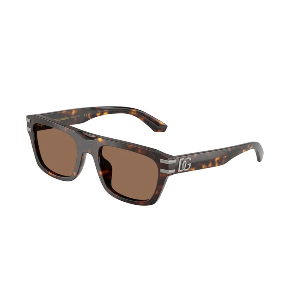 Dolce&Gabbana Man Sunglass DG4496 - Frame color: Havana, Lens color: Dark Brown - Image 3