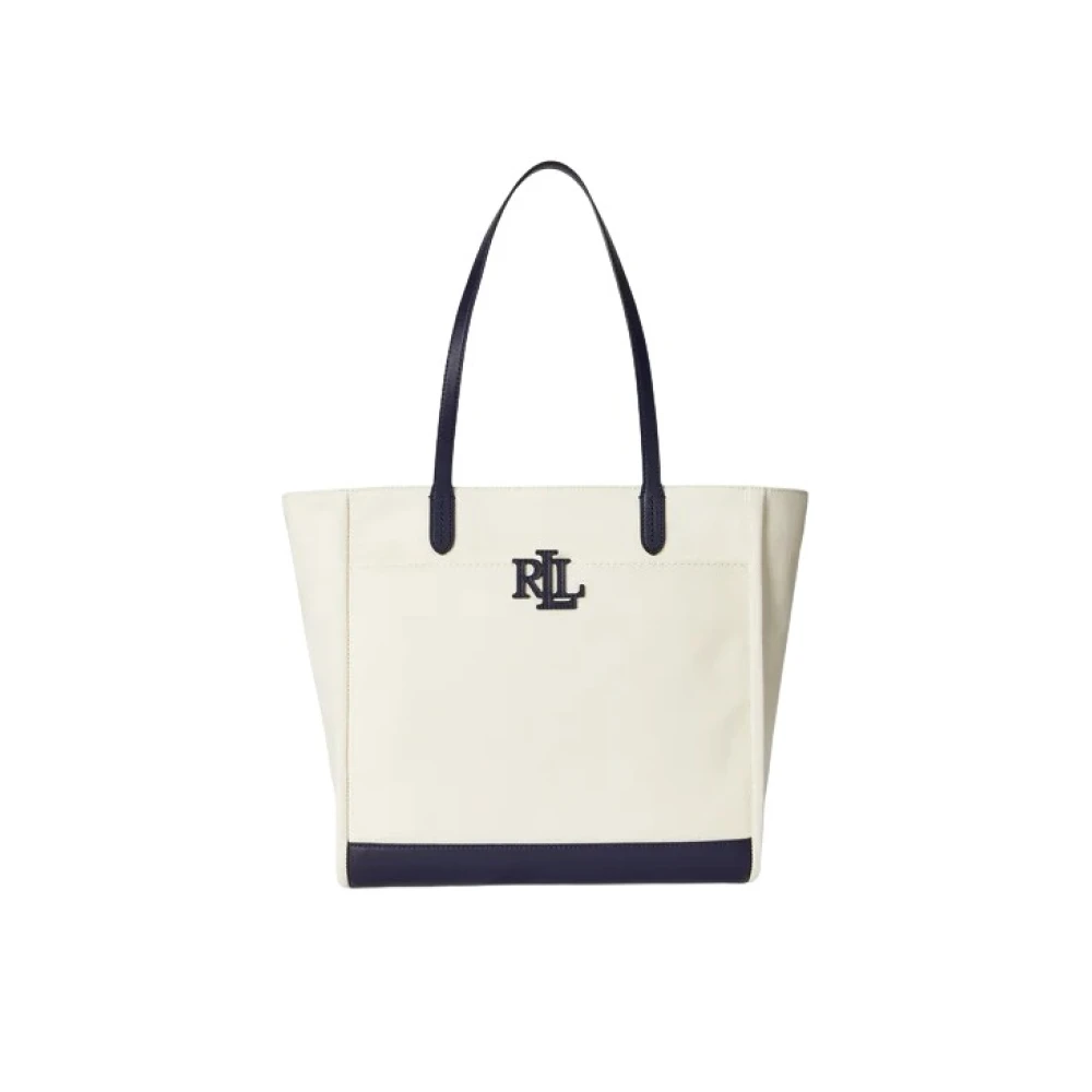 Ralph Lauren Beige Cameryn Stor Tote