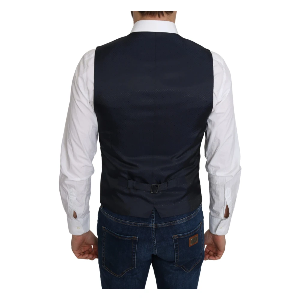 Dolce & Gabbana Suit Vests Black Heren