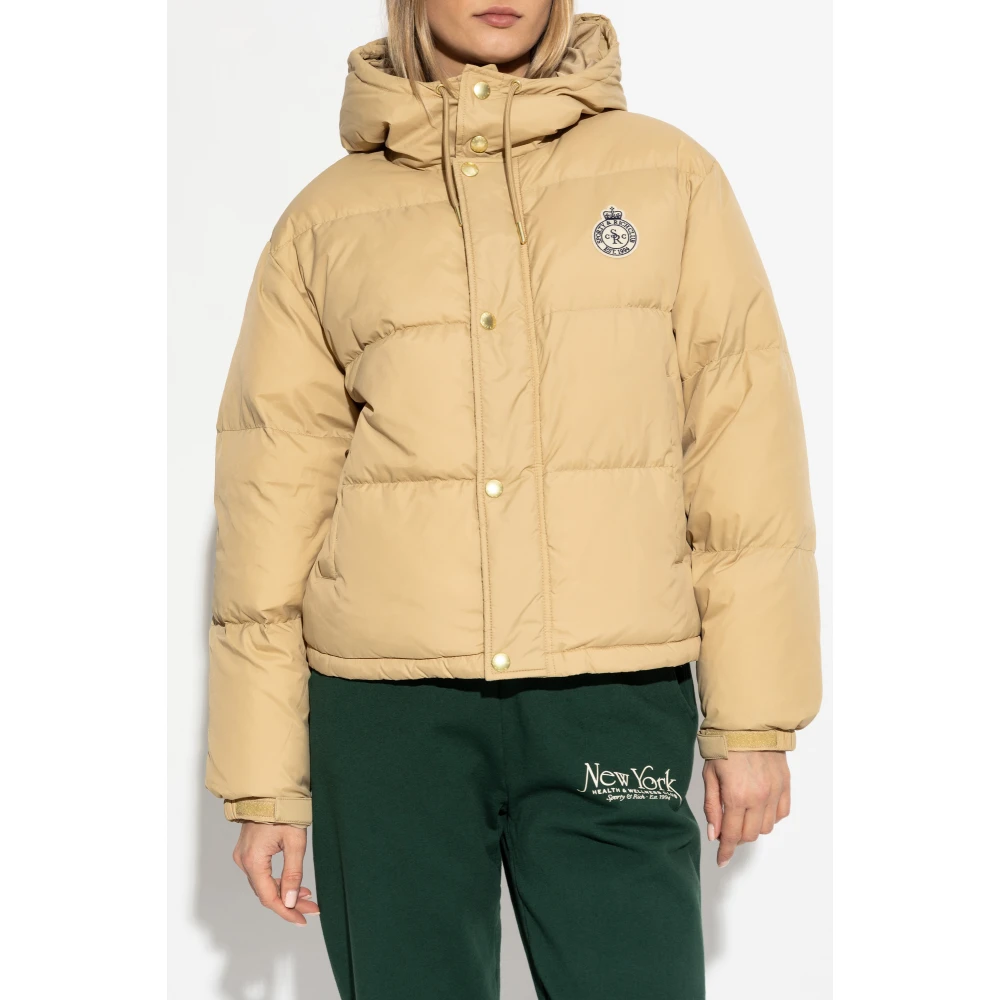Sporty & Rich Donsjack uit de Countryside-collectie Beige Dames