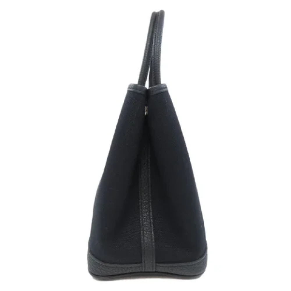 Hermès Vintage Pre-owned Leather totes Black Dames