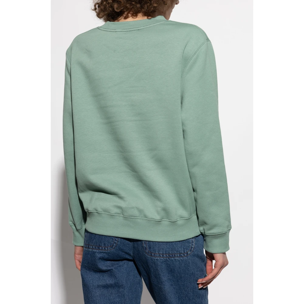 Lanvin Sweatshirt met geborduurd logo Green Dames