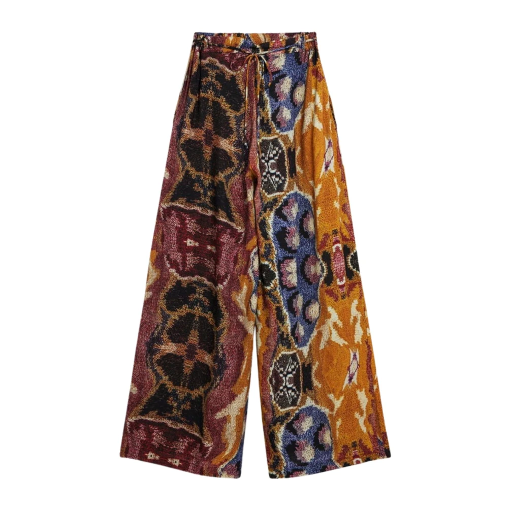 Desigual Vrouw Multicolor Broeken Dames, Veelkleurig, L, Beattle Palazzo Lacroix