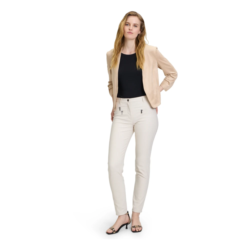 Betty Barclay Elegante Blazer Jas 3 4 Mouw Beige Dames