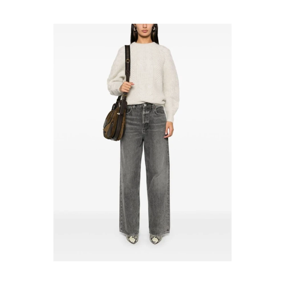 IRO Beige Kabeltrui Sweater Beige Dames