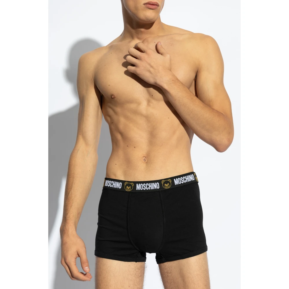 Moschino Twee-pack boxershorts Black Heren