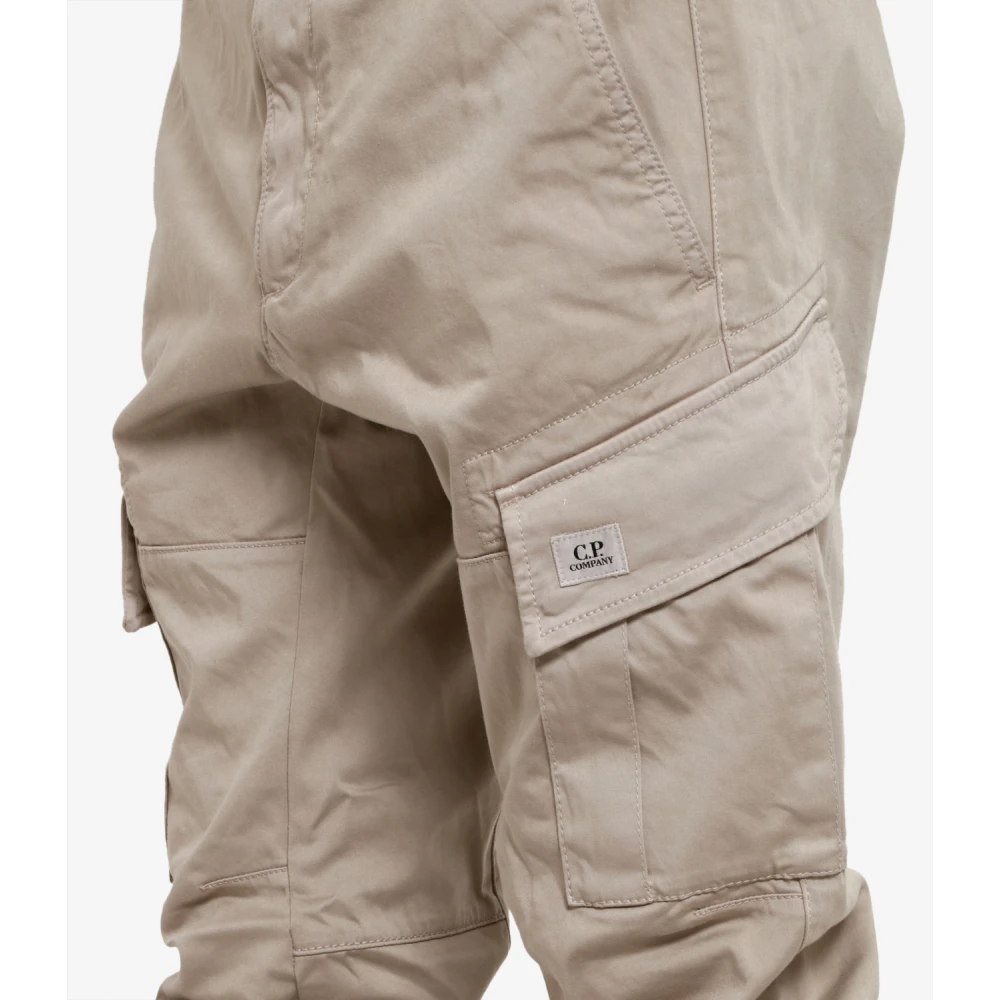 C.P. Company Cargo Katoenen Broek met Zakken Green Heren