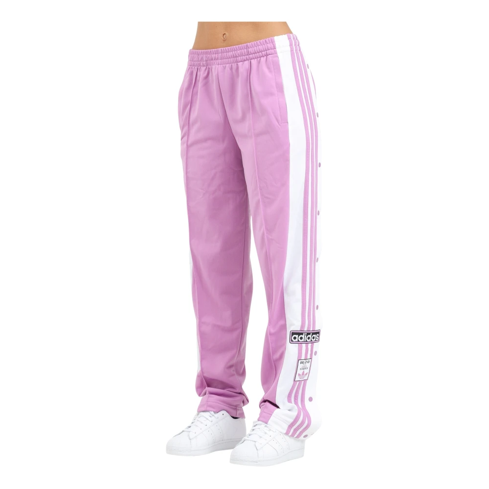 Adidas Originals Paarse Sportieve Adibreak Broek Purple Dames