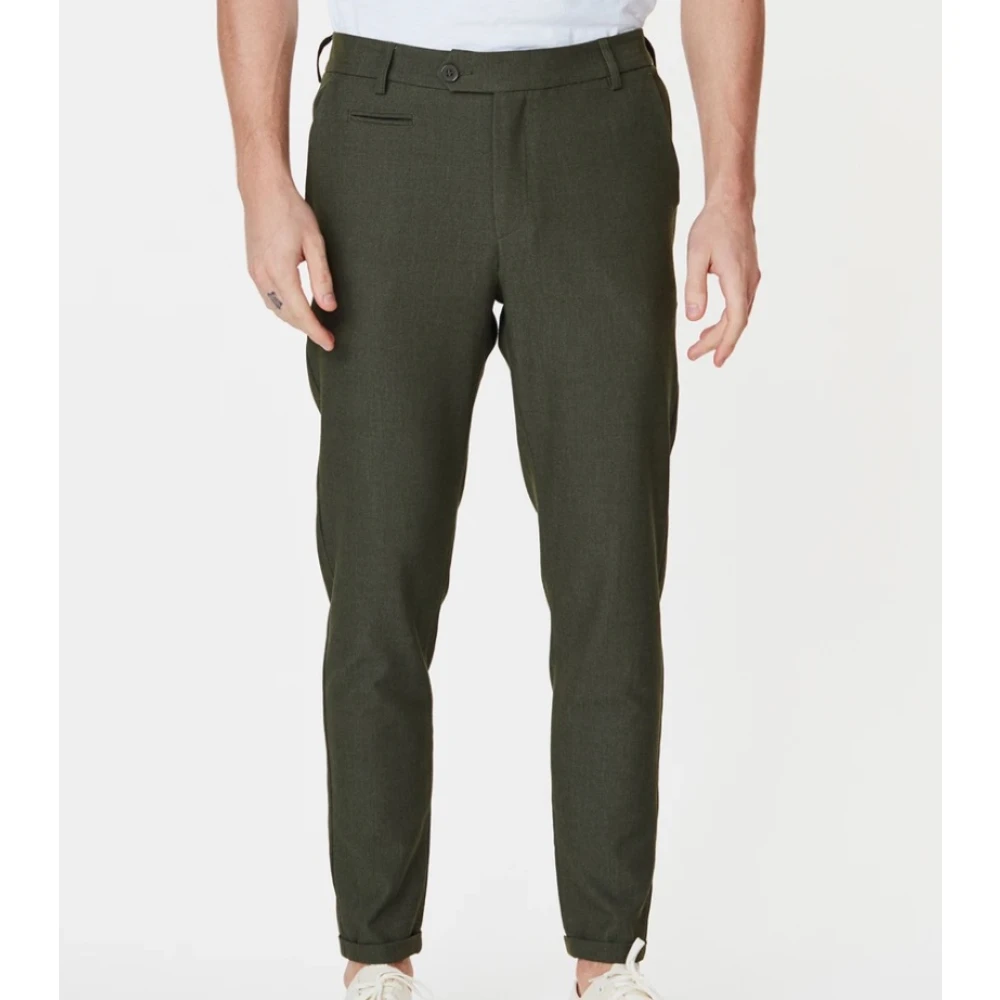 Les Deux Como Light Suit Broek Green Heren