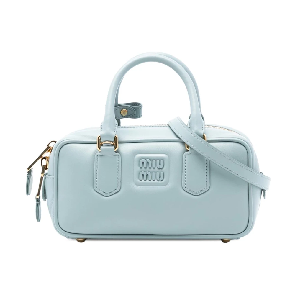 Miu Miu Pre-Owned Women's Blue Pre-Owned Top Handle Bag
