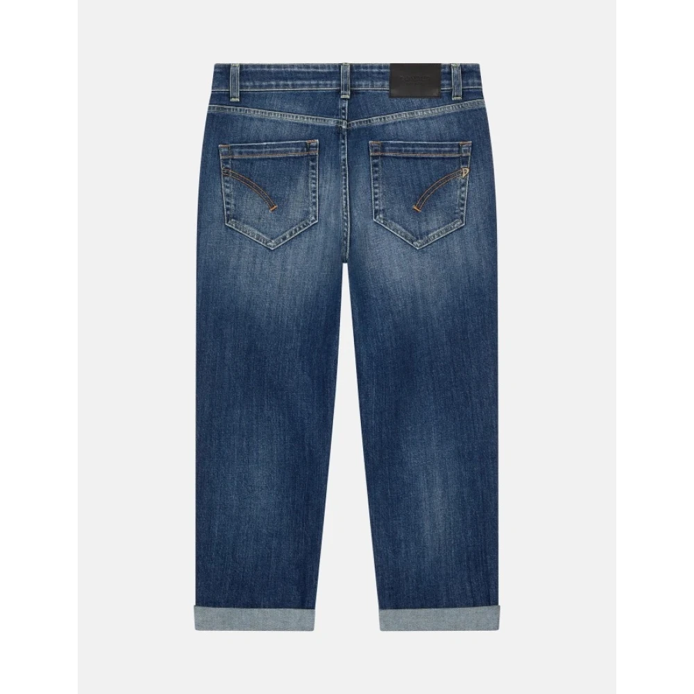 Dondup Losse Denim Stretch Jeans Blue Dames