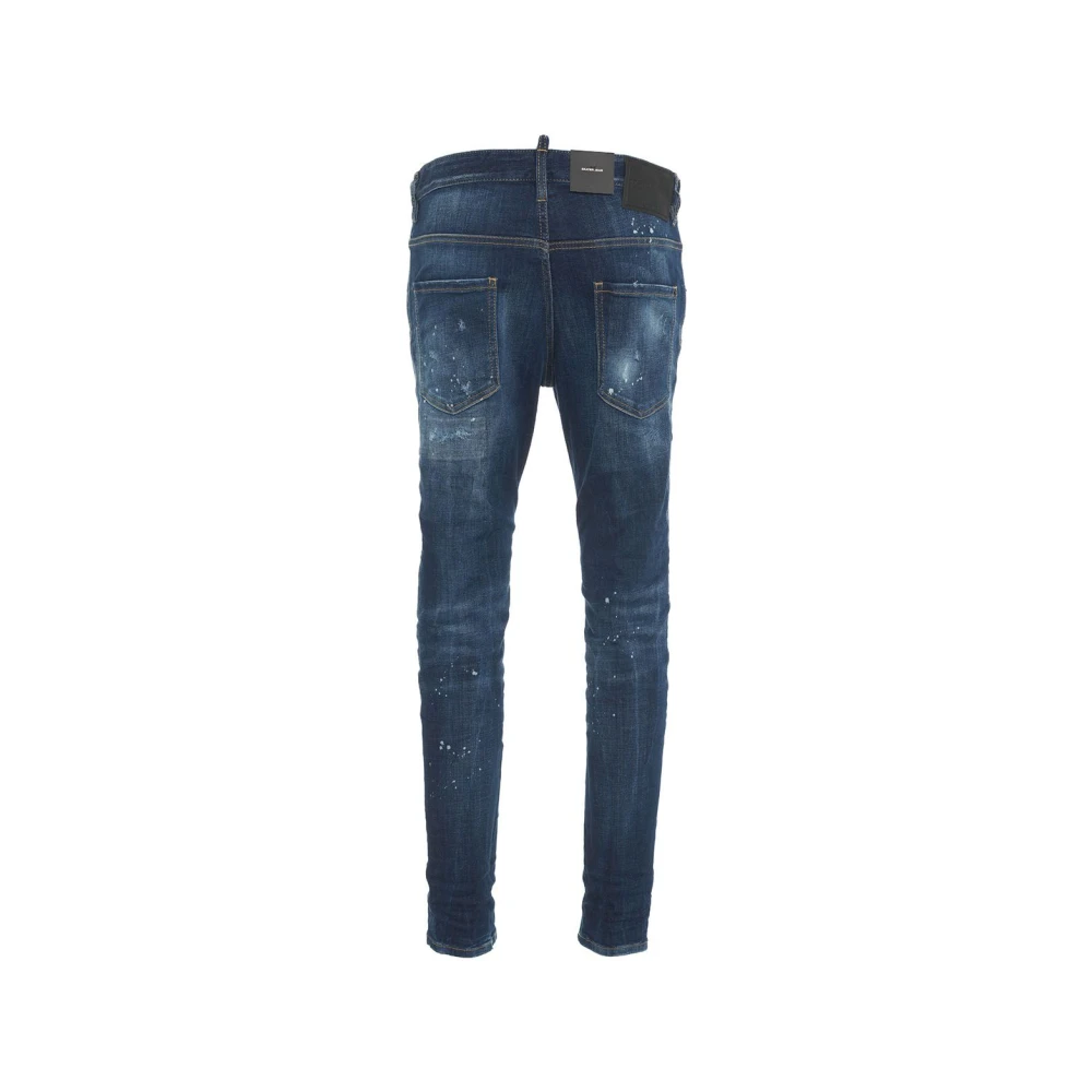 Dsquared2 Blauwe Skater Jeans voor Mannen Blue Heren