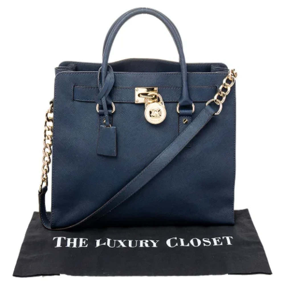 Michael Kors Pre-owned Leather totes Blue Dames