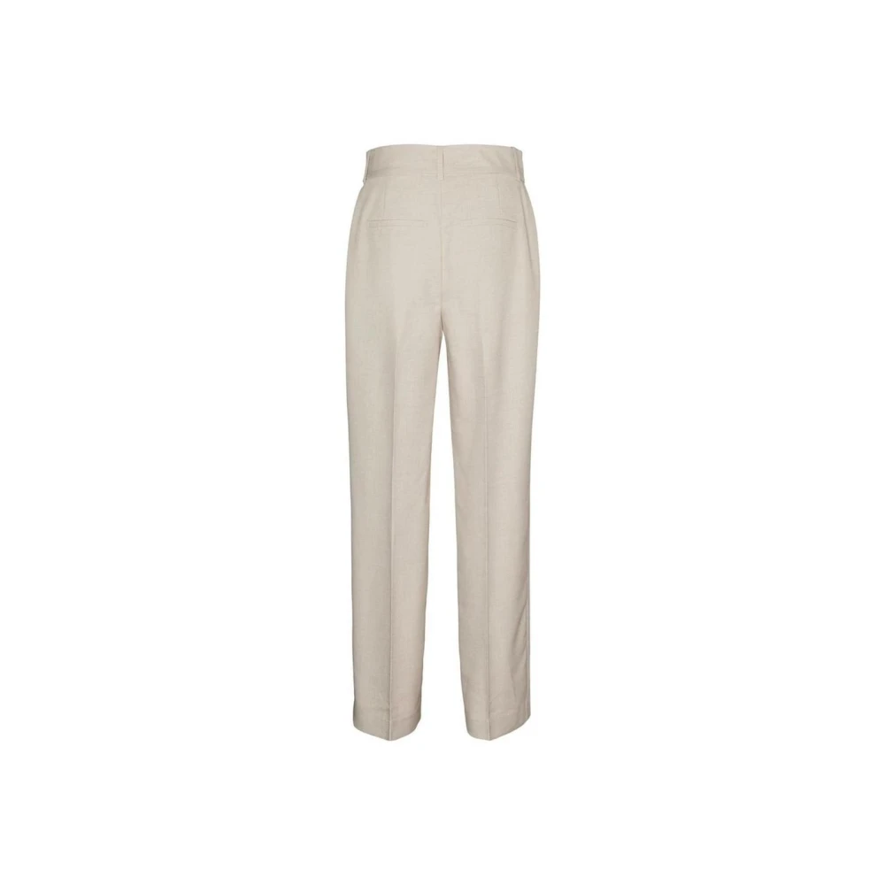 Vero Moda Grijze Broek met Riem voor Vrouwen Gray Dames