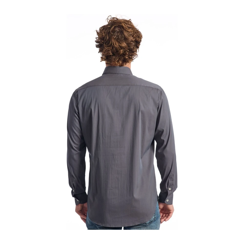 Baldinini Tijdloze Elegantie Overhemd met Lange Mouwen Gray Heren