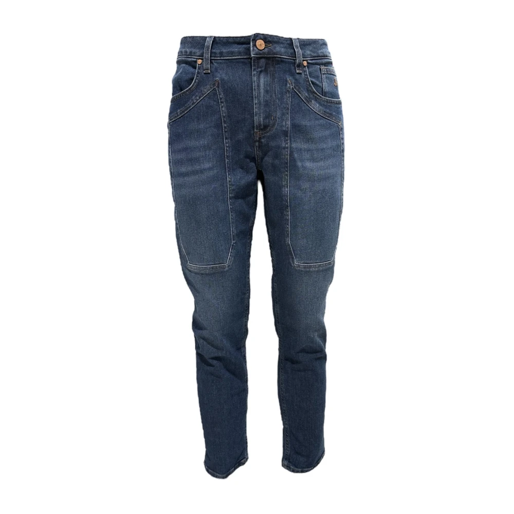 Jeckerson Slim-Fit 5-Pocket Skinny Jeans Blue Heren