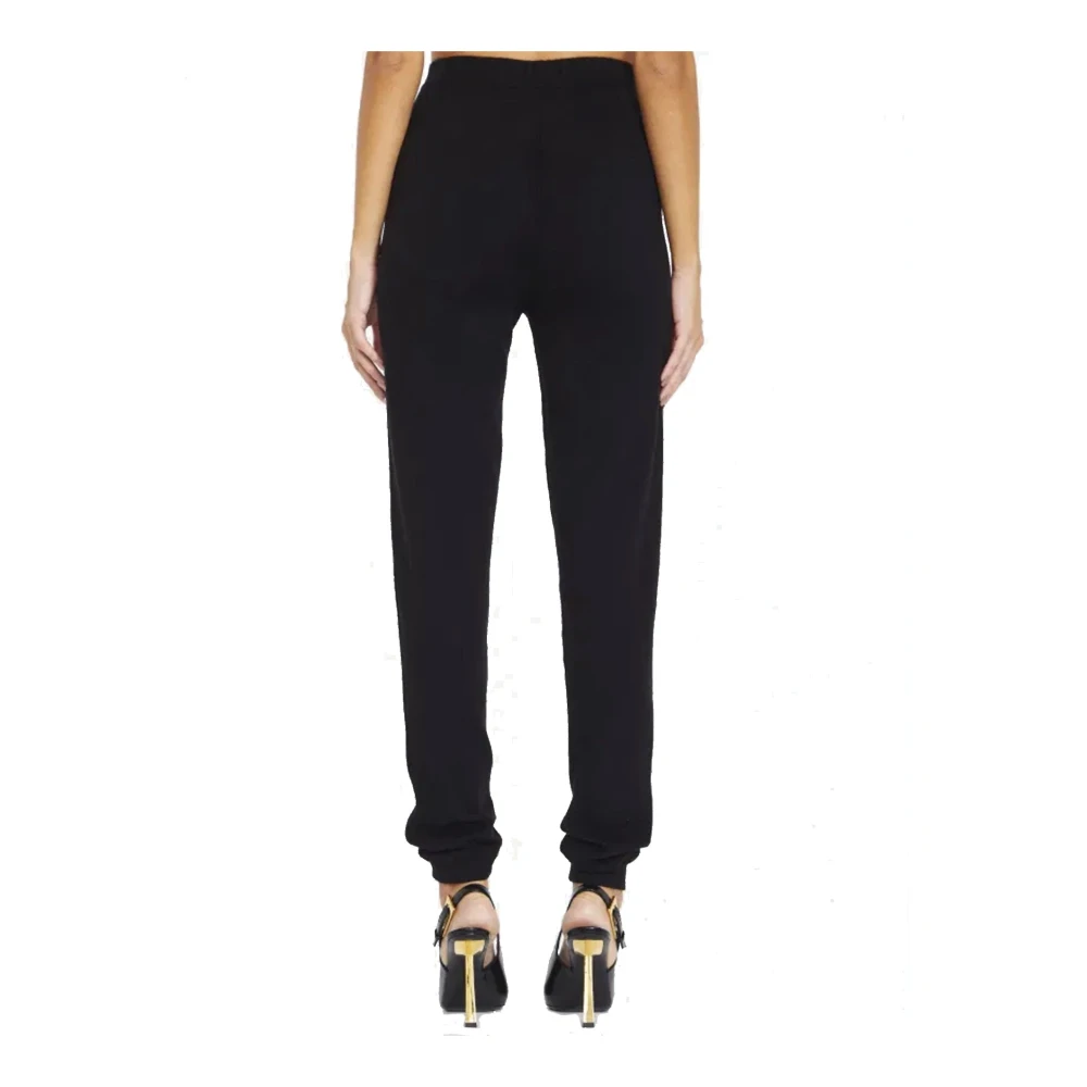 Saint Laurent Cashmere Legging Elegant Black Dames