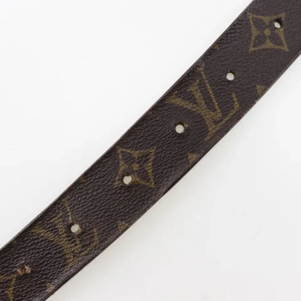 Louis Vuitton Vintage Pre-owned Canvas belts Brown Heren