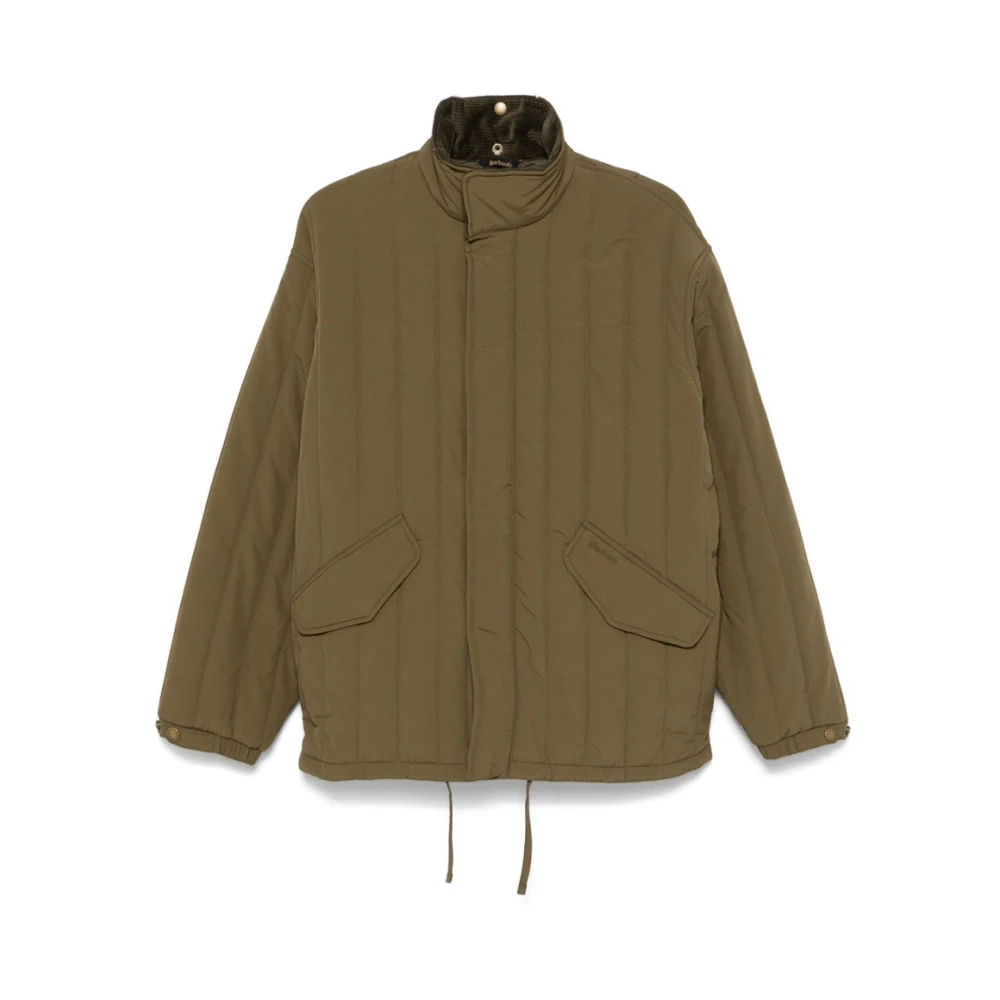 Barbour Gewatteerde Field Jas Salie Groen Green Heren