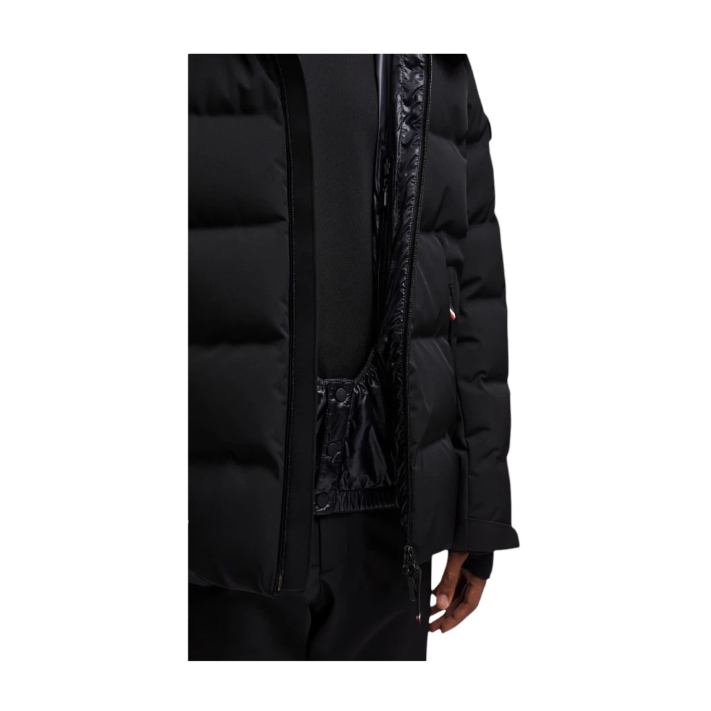 Moncler Ski-jas met capuchon Black Heren