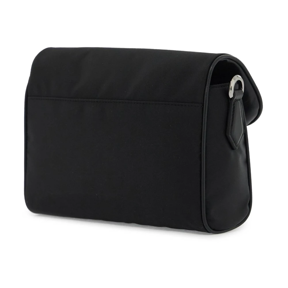 Jimmy Choo Nylon Crossbody Tas Eli met Schouder Black Dames