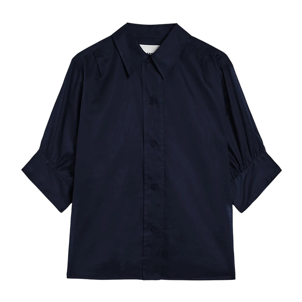 Jil Sander Donna Blu Blouses