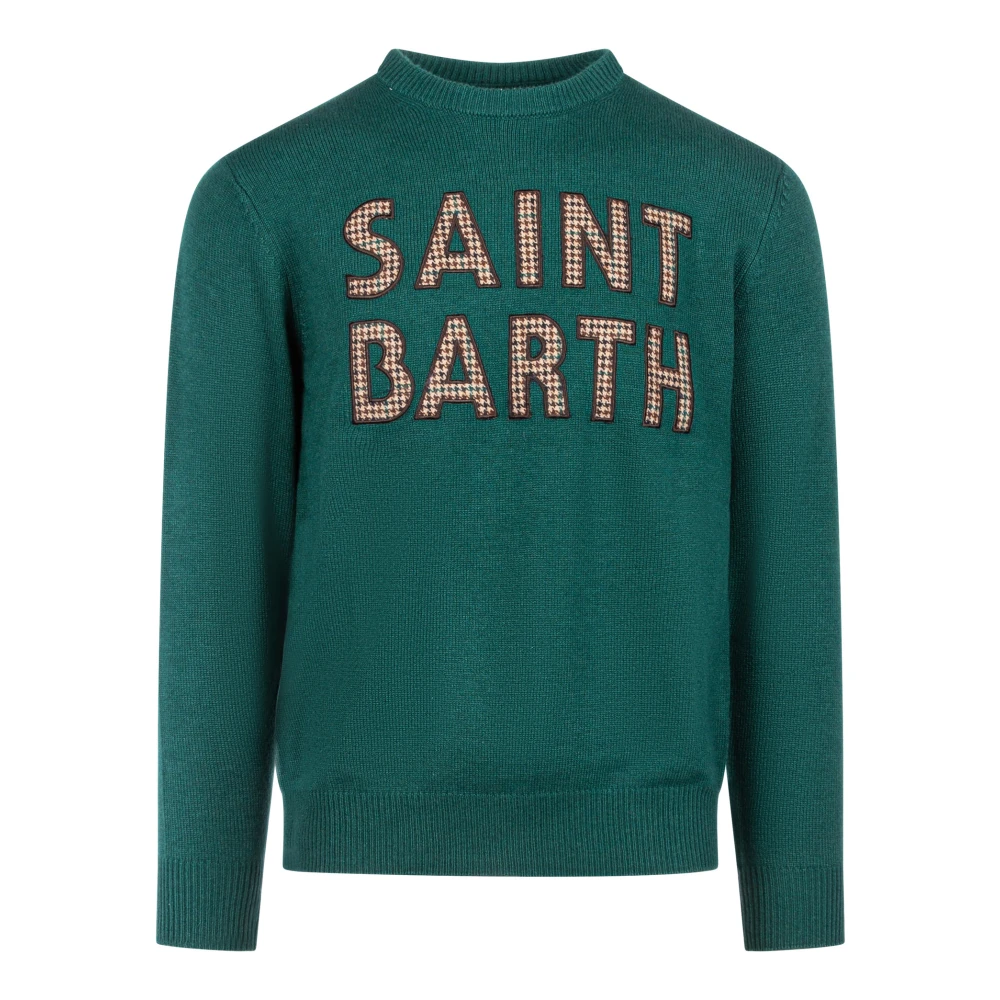Saint Barth Groene Sweater Collectie Green Heren