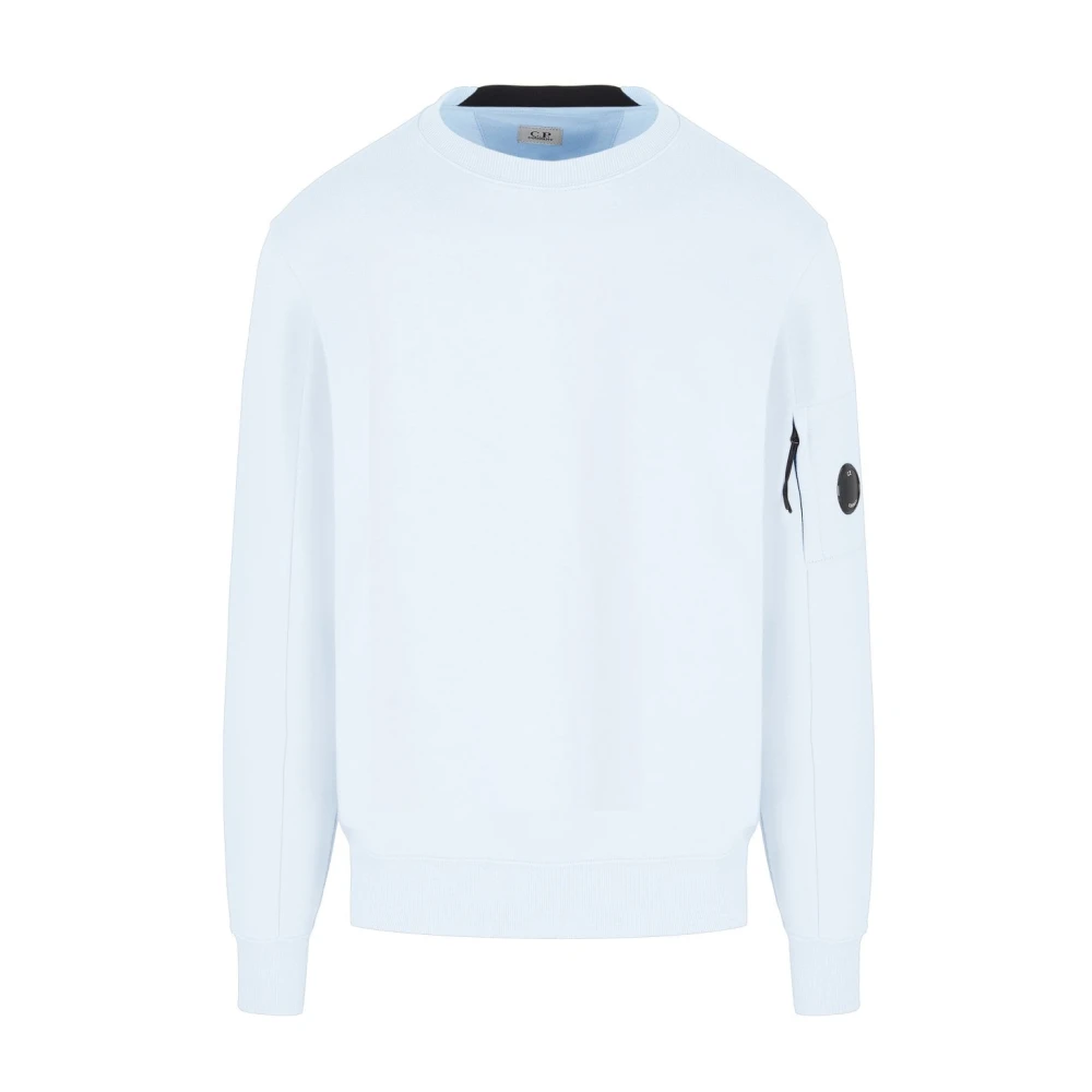 C.P. Company Diagonal Raised Sweatshirt in Sky Kleur Blue Heren