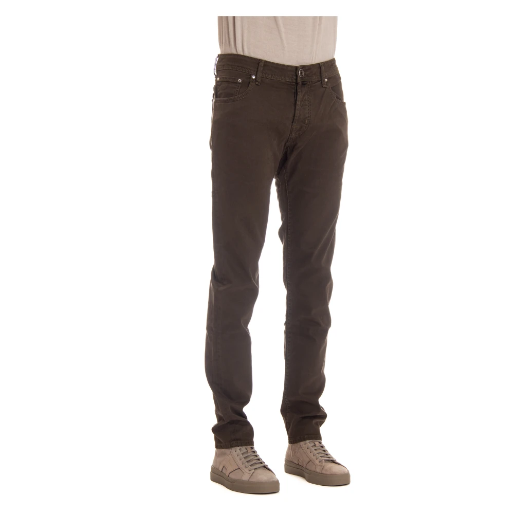 Jacob Cohën Bruine 5-Pocket Jeans Nick Fit Brown Heren