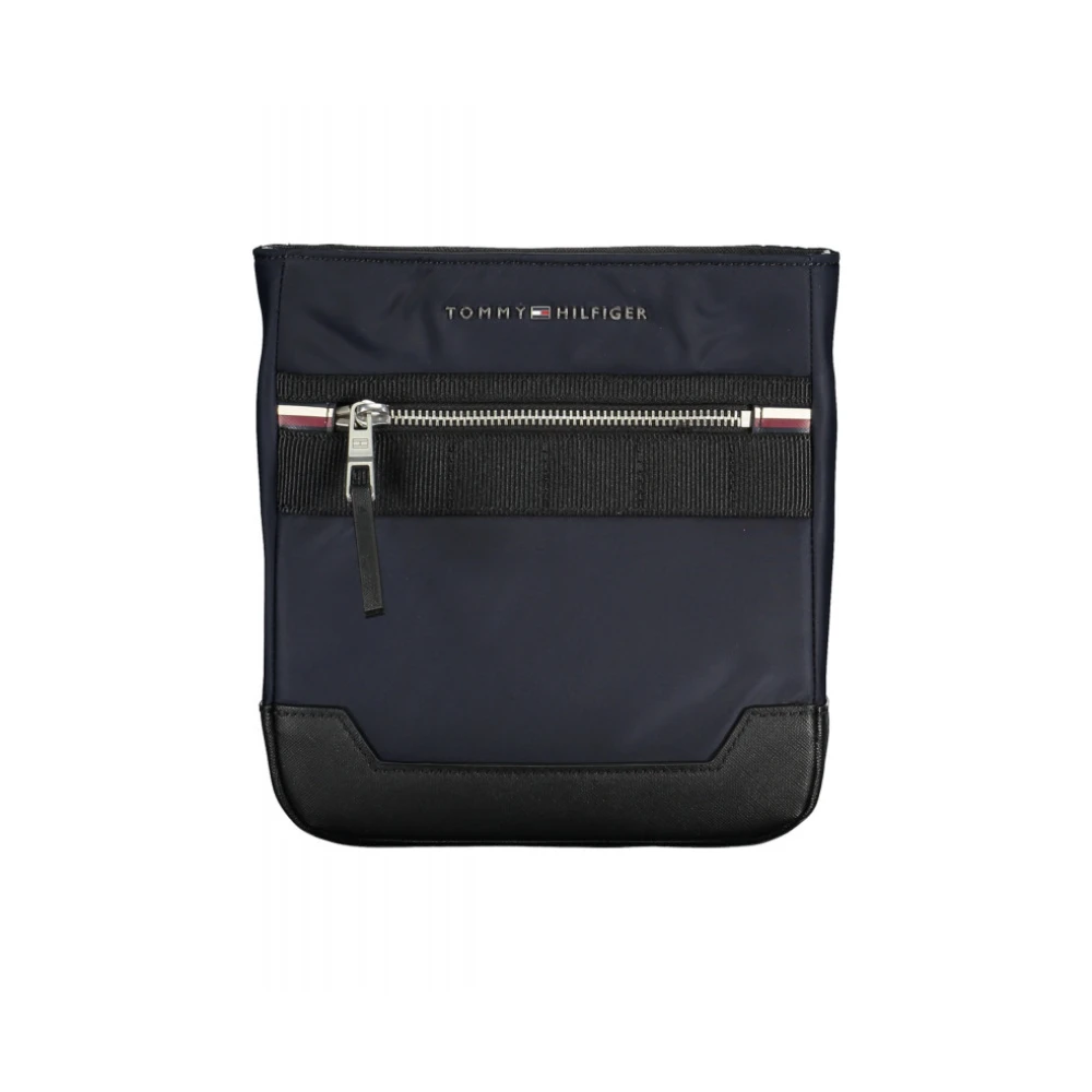 Tommy Hilfiger , Cross Body Messenger, Male, Blue, One Size, Elevated Nylon Mini Crossover