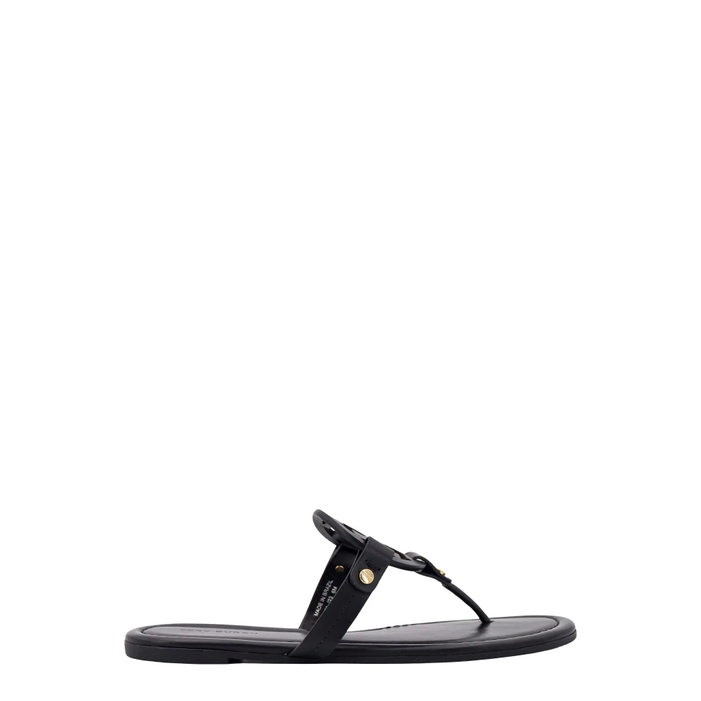 Tory Burch Women's Black Flip Flops, 4 Uk, Miller Sandal