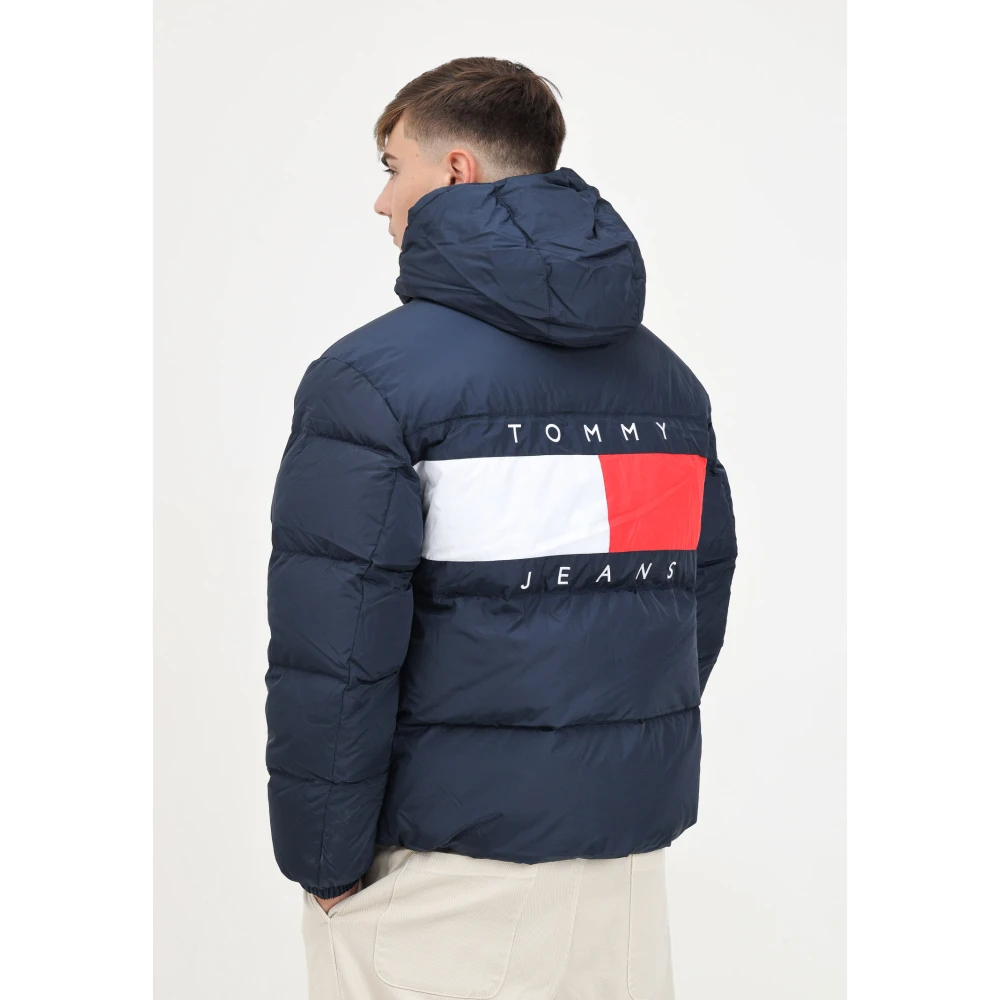 Tommy Jeans Stijlvolle Jassen Collectie Blue Heren