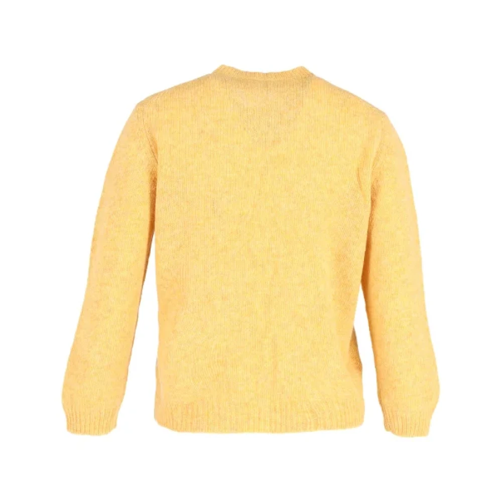 Miu Pre-owned Wool tops Yellow Dames