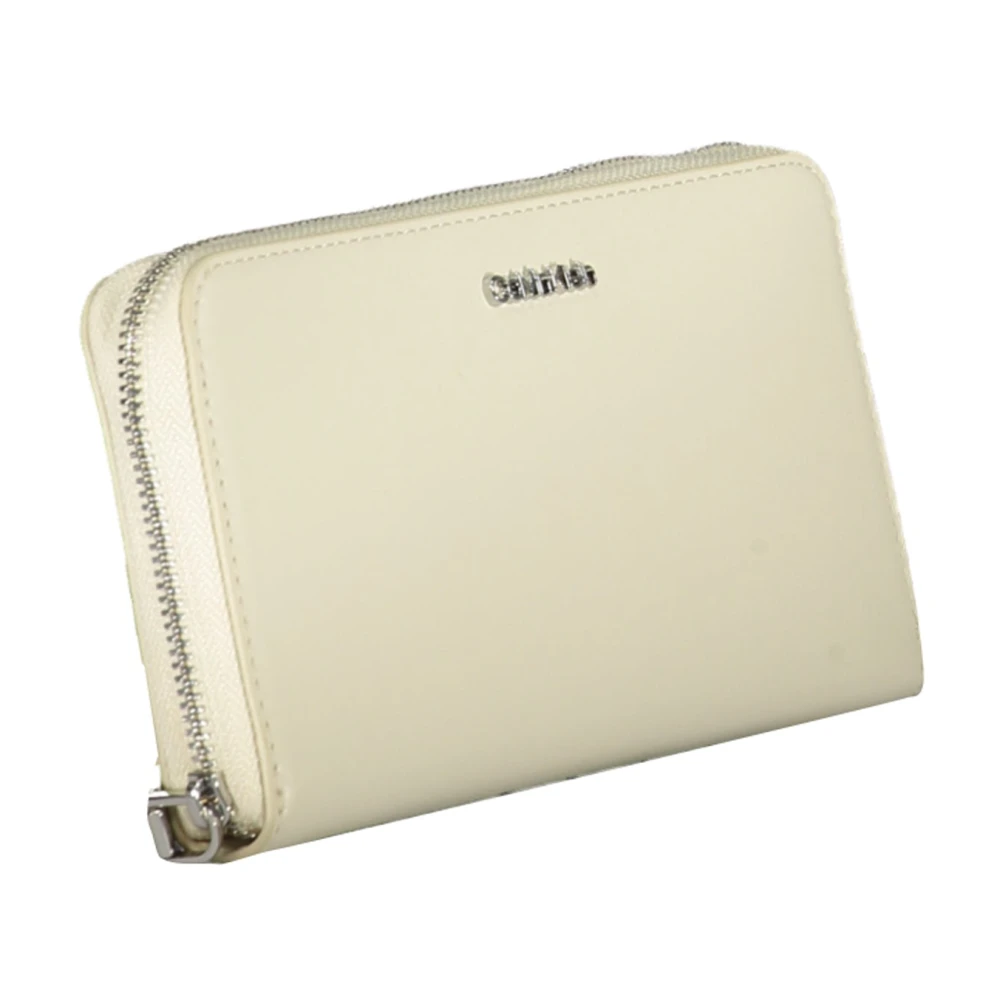 Calvin Klein Beige Damesportemonnee met Ritssluiting Beige Dames