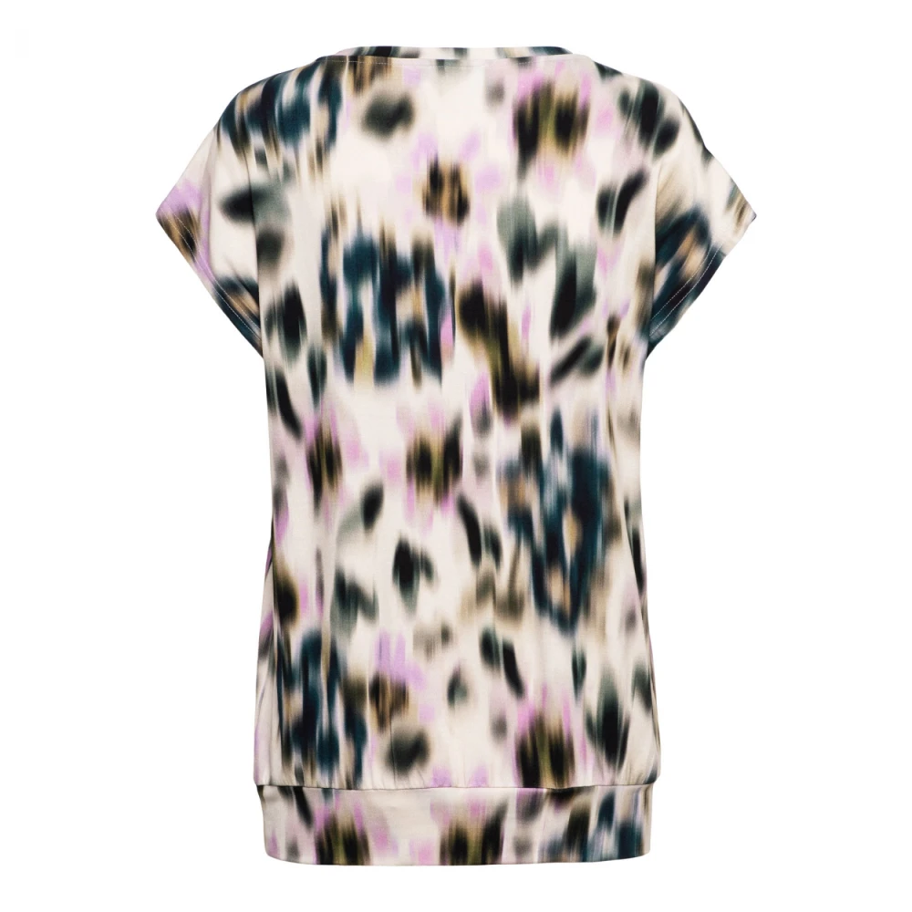 &Co Woman Bloes met lange mouwen en V-hals Multicolor Dames