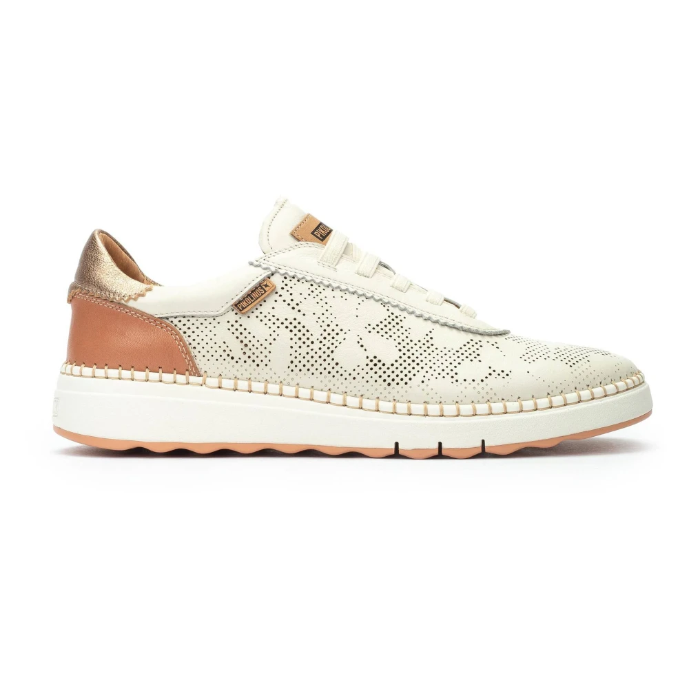 Pikolinos Arenas Perforated Sneaker Dames Schoenen Wit