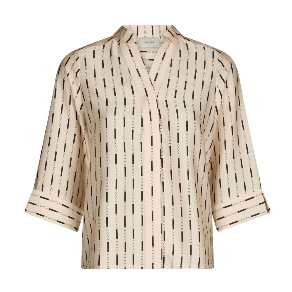Neo Noir Vrouw Beige Overhemden Dames, L, Blouses