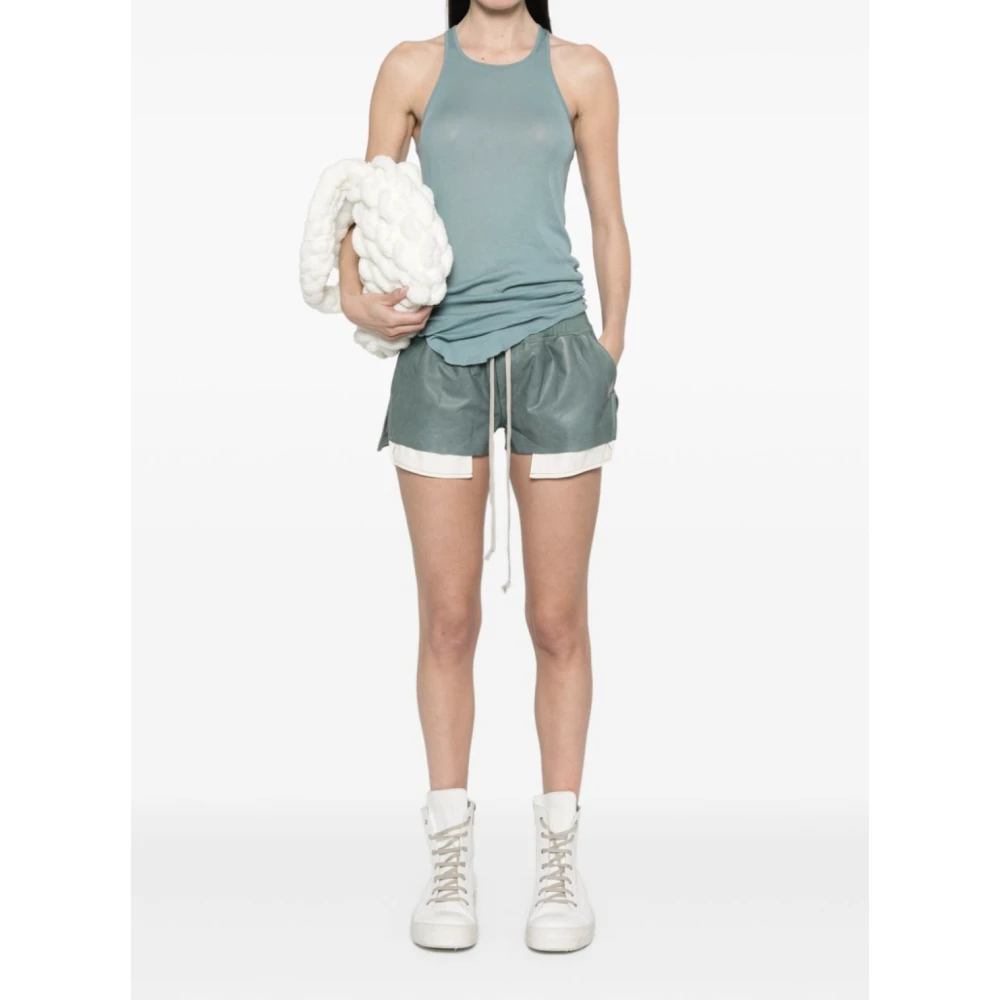 Rick Owens Rib Tank Top Mondwater Blue Dames