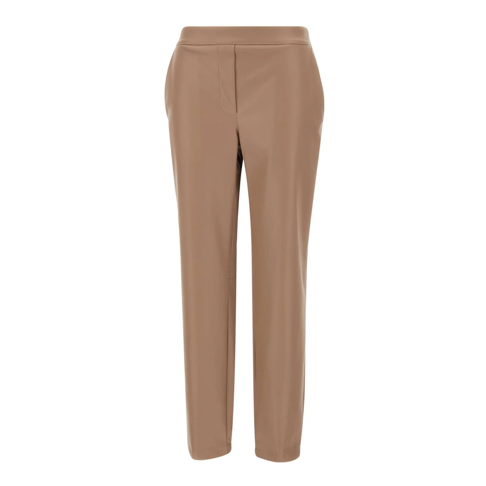 Kaos Imitatieleren damesbroek bruin Brown Dames