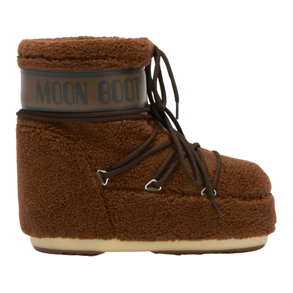 Moon Boot Mb Icon Low Fleece Ankle Boots Women's Brown Size 39 - La Redoute - Image 3