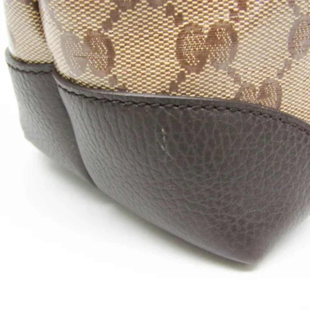 Gucci Vintage Pre-owned Plastic gucci-bags Beige Dames