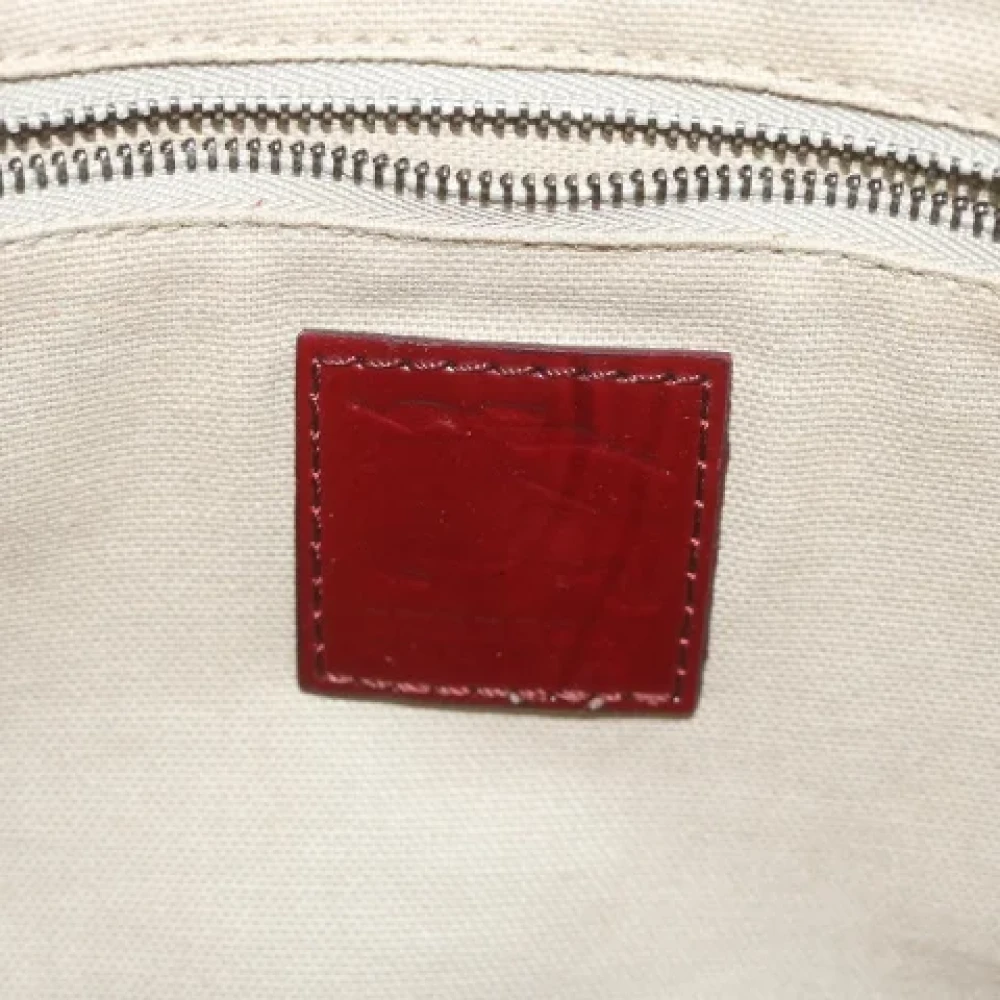 Burberry Vintage Pre-owned Canvas totes Red Dames