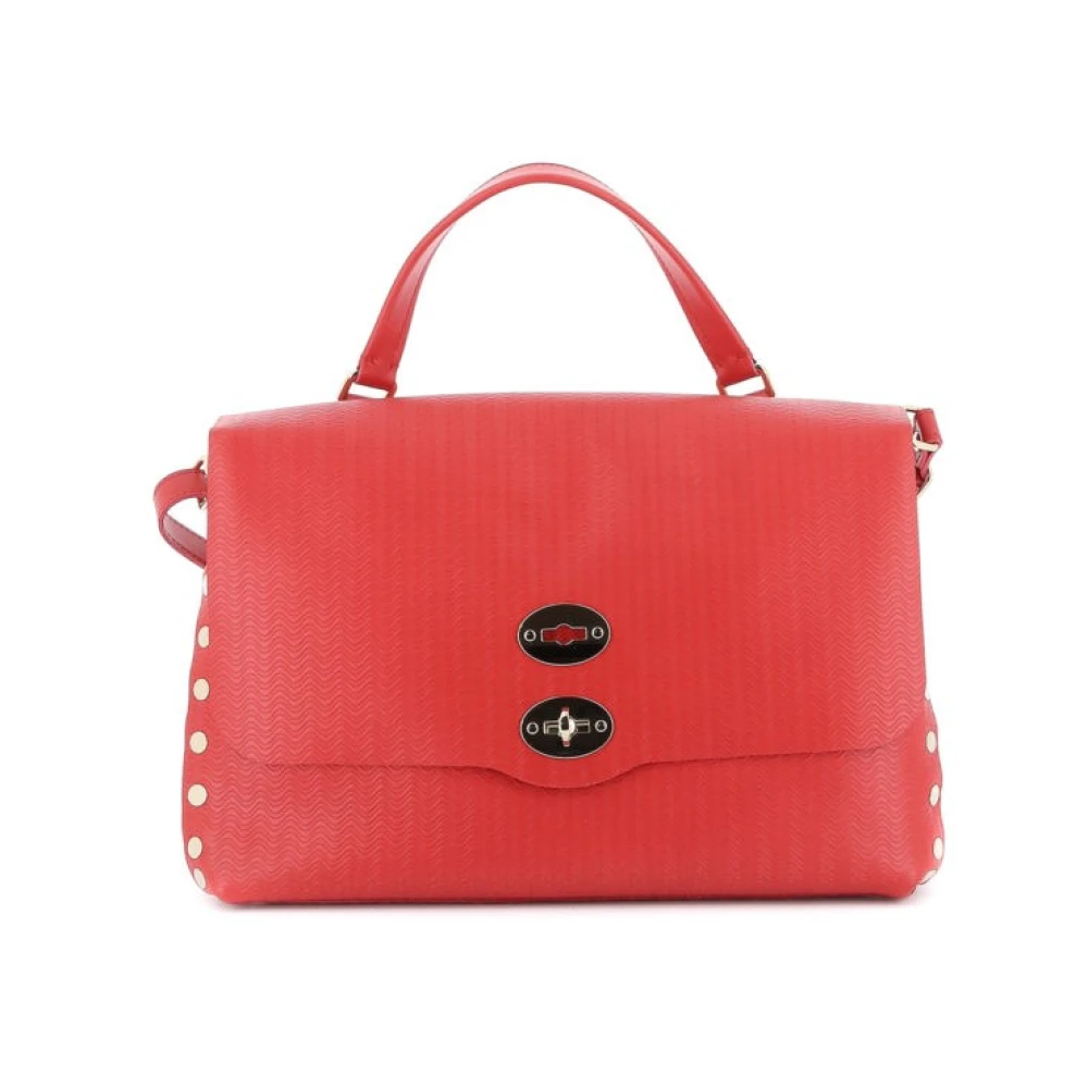 Zanellato Postina Medium Cach Bland Lettering Red Dames