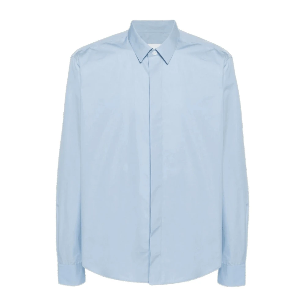 Ami Paris Shirts Blue Heren