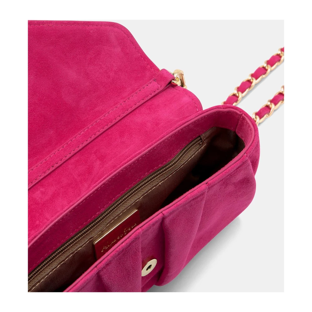 Alma en Pena Vierkante Diamanten Schoudertas Pink Dames