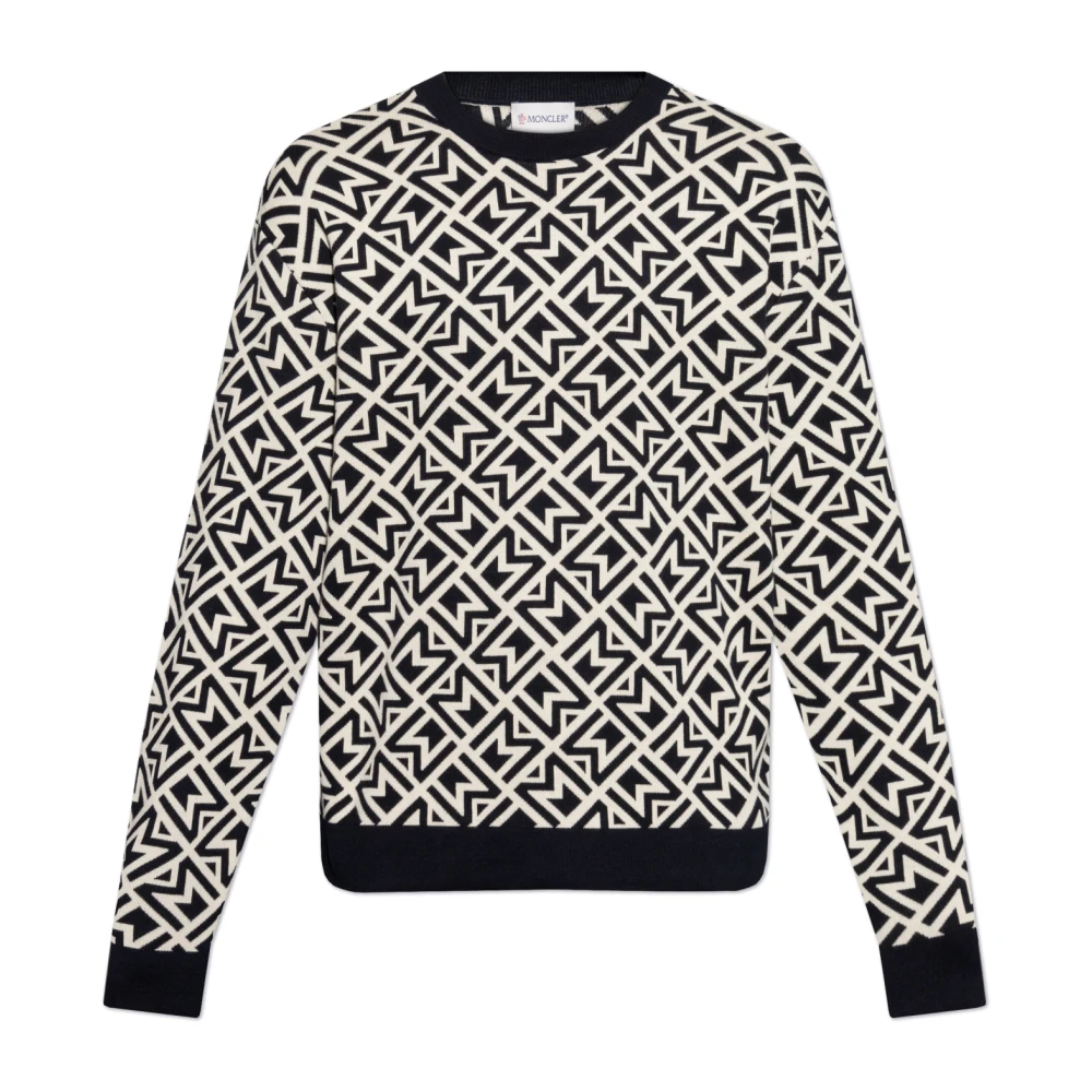 Moncler Trui met patroon Beige Heren