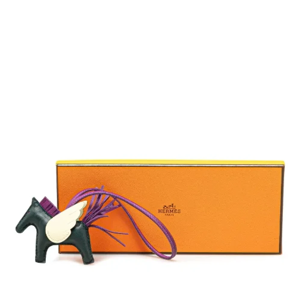 Hermès Vintage Pre-owned Leather key-holders Green Dames