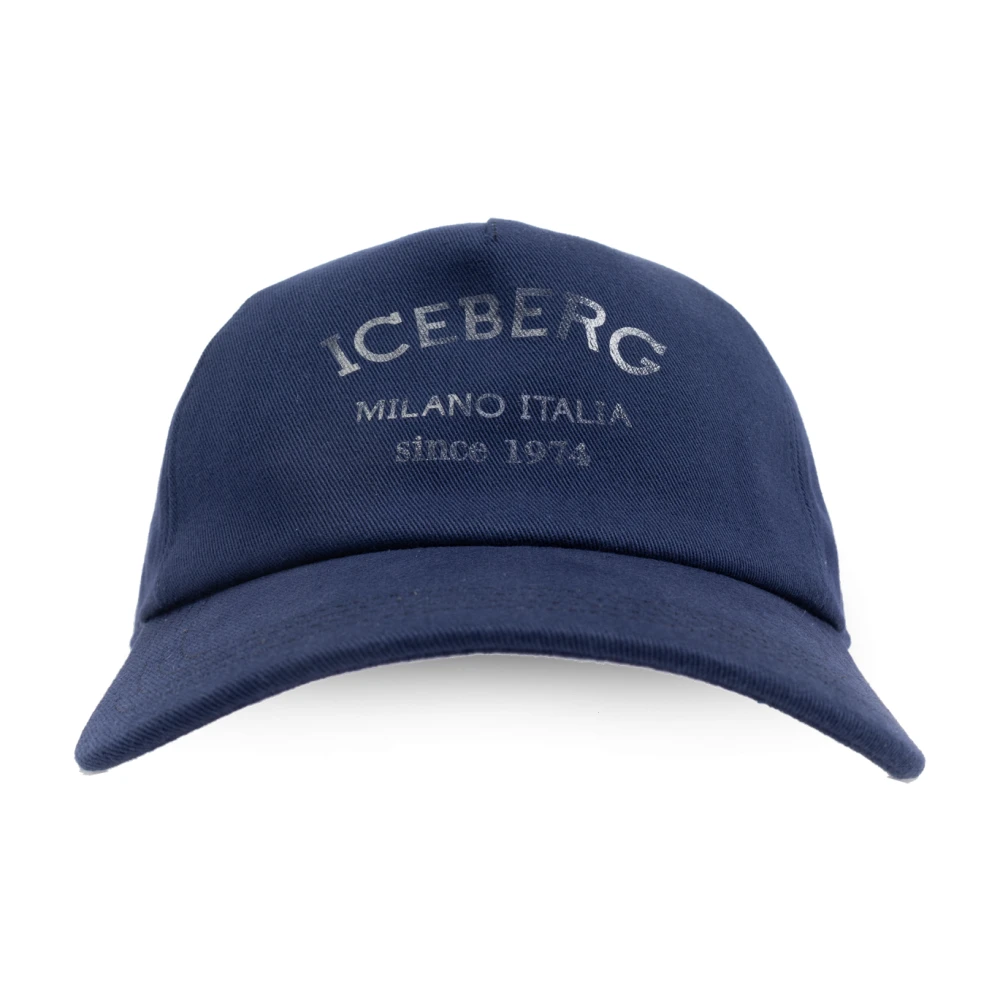 Iceberg Blauwe Milano Italia Baseballpet Blue Heren